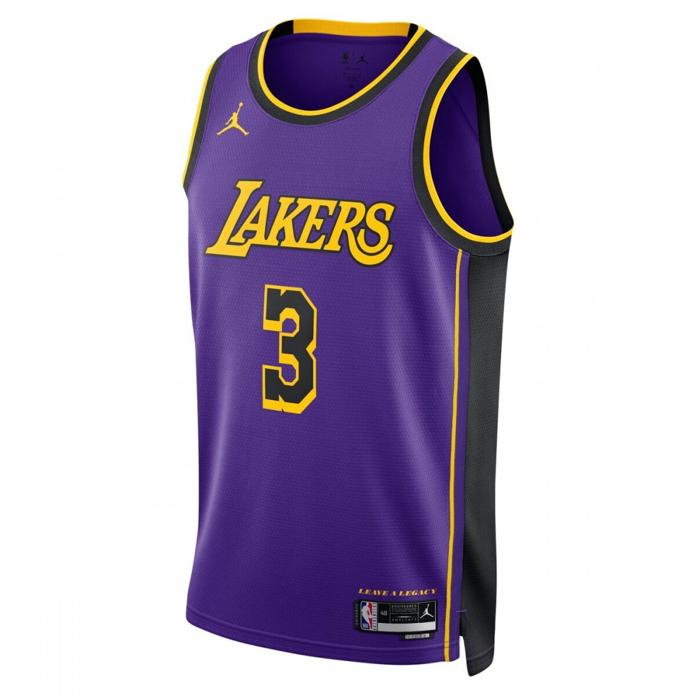 Anthony Davis Los Angeles Lakers Jordan Brand 2022/23 Statement Edition Swingman Jersey - Purple-Pro Kit Vault | Brand New 26/27 Sports Jerseys